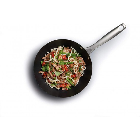 Woks Master Class Carbon Steel with Ceramic Core Induction